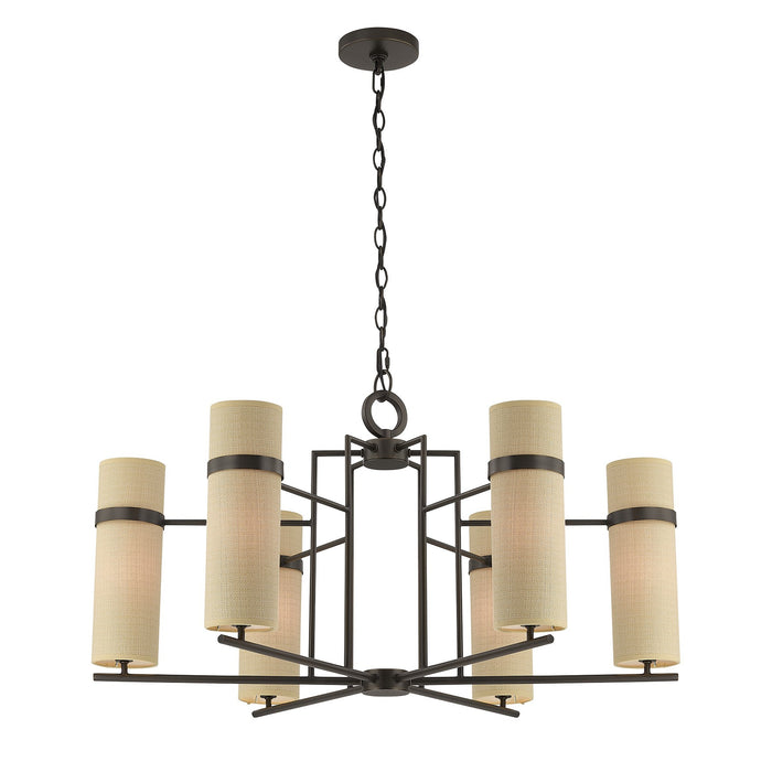 Savoy House - 1-4562-6-15 - Six Light Chandelier - Weston - Mediterranean Bronze