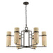 Savoy House - 1-4562-6-15 - Six Light Chandelier - Weston - Mediterranean Bronze