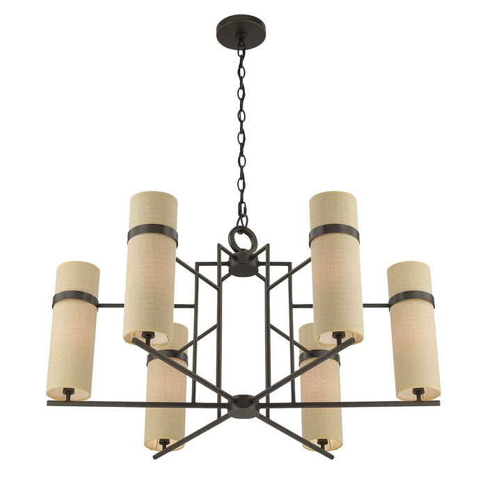 Savoy House - 1-4562-6-15 - Six Light Chandelier - Weston - Mediterranean Bronze
