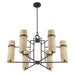 Savoy House - 1-4562-6-15 - Six Light Chandelier - Weston - Mediterranean Bronze