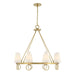 Savoy House - 1-4702-8-322 - Eight Light Chandelier - Wilkes - Warm Brass