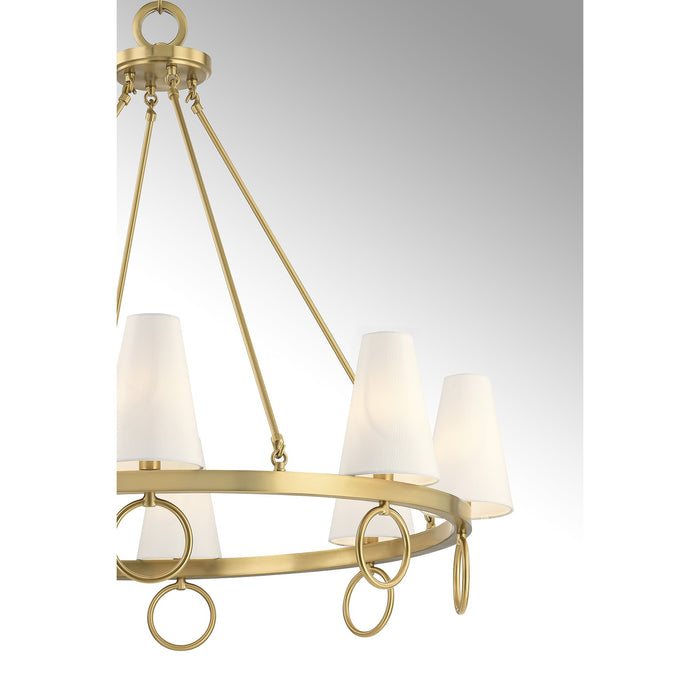 Savoy House - 1-4702-8-322 - Eight Light Chandelier - Wilkes - Warm Brass