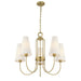Savoy House - 1-4703-5-322 - Five Light Chandelier - Wilkes - Warm Brass