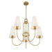 Savoy House - 1-4703-5-322 - Five Light Chandelier - Wilkes - Warm Brass