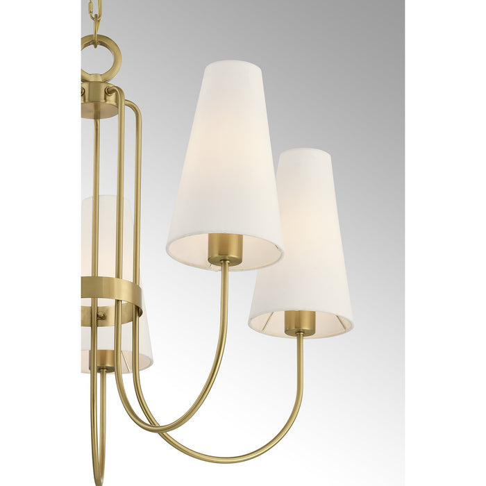 Savoy House - 1-4703-5-322 - Five Light Chandelier - Wilkes - Warm Brass