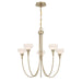 Savoy House - 1-5082-5-127 - Five Light Chandelier - Florena - Noble Brass
