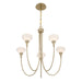 Savoy House - 1-5082-5-127 - Five Light Chandelier - Florena - Noble Brass