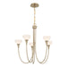 Savoy House - 1-5082-5-127 - Five Light Chandelier - Florena - Noble Brass