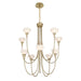 Savoy House - 1-5083-10-127 - Ten Light Chandelier - Florena - Noble Brass