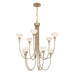 Savoy House - 1-5083-10-127 - Ten Light Chandelier - Florena - Noble Brass