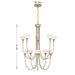 Savoy House - 1-5083-10-127 - Ten Light Chandelier - Florena - Noble Brass