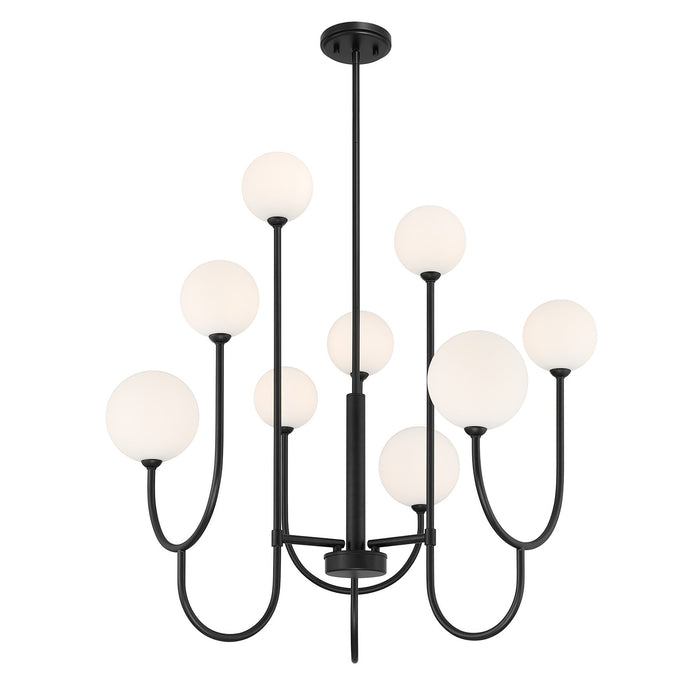 Savoy House - 1-5980-9-89 - Nine Light Chandelier - Chester - Matte Black