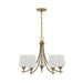 Savoy House - 1-6032-5-322 - Five Light Chandelier - Octave - Warm Brass