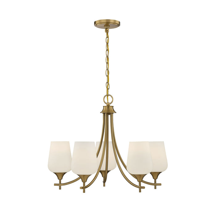 Savoy House - 1-6032-5-322 - Five Light Chandelier - Octave - Warm Brass