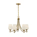 Savoy House - 1-6032-5-322 - Five Light Chandelier - Octave - Warm Brass