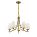 Savoy House - 1-6032-5-322 - Five Light Chandelier - Octave - Warm Brass