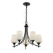 Savoy House - 1-6032-5-BK - Five Light Chandelier - Octave - Matte Black