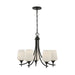 Savoy House - 1-6032-5-BK - Five Light Chandelier - Octave - Matte Black