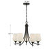 Savoy House - 1-6032-5-BK - Five Light Chandelier - Octave - Matte Black