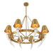 Savoy House - 1-6306-8-322 - Eight Light Chandelier - Hearne - Warm Brass