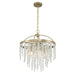 Savoy House - 1-6450-4-127 - Four Light Chandelier - Jeanette - Noble Brass