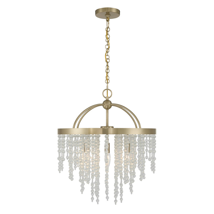Savoy House - 1-6450-4-127 - Four Light Chandelier - Jeanette - Noble Brass