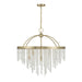 Savoy House - 1-6451-8-127 - Eight Light Chandelier - Jeanette - Noble Brass