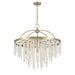Savoy House - 1-6451-8-127 - Eight Light Chandelier - Jeanette - Noble Brass