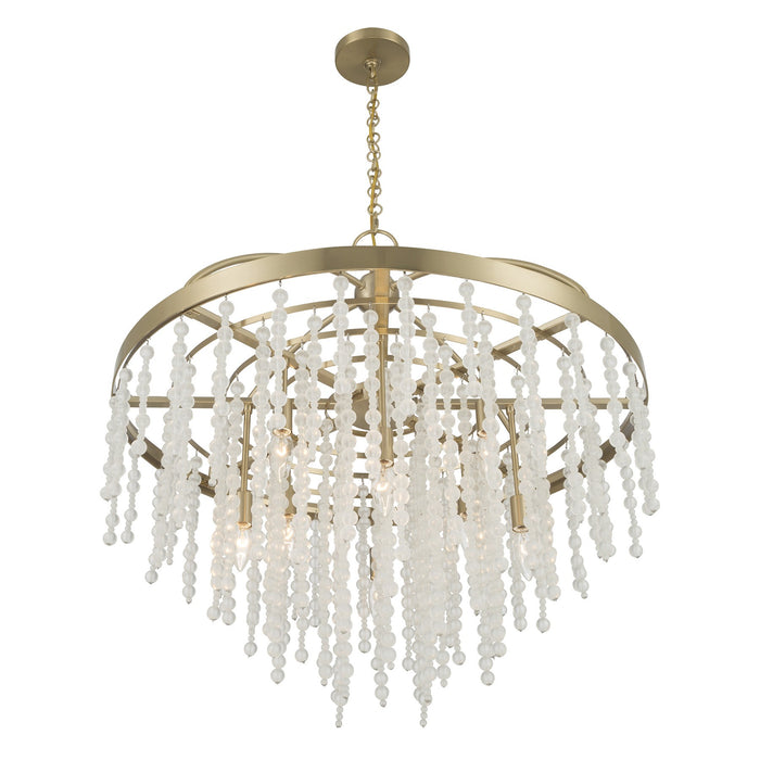 Savoy House - 1-6451-8-127 - Eight Light Chandelier - Jeanette - Noble Brass