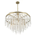 Savoy House - 1-6451-8-127 - Eight Light Chandelier - Jeanette - Noble Brass