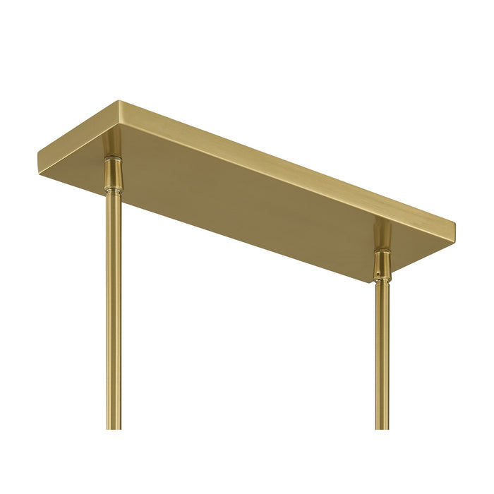 Savoy House - 1-6524-8-322 - Eight Light Linear Chandelier - Turin - Warm Brass