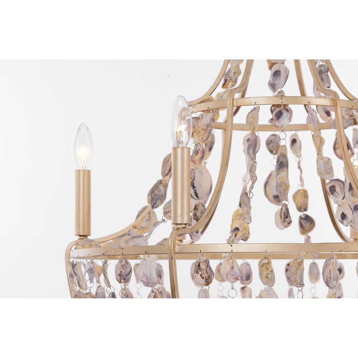 Savoy House - 1-8403-6-342 - Six Light Chandelier - Leanne - Chandon