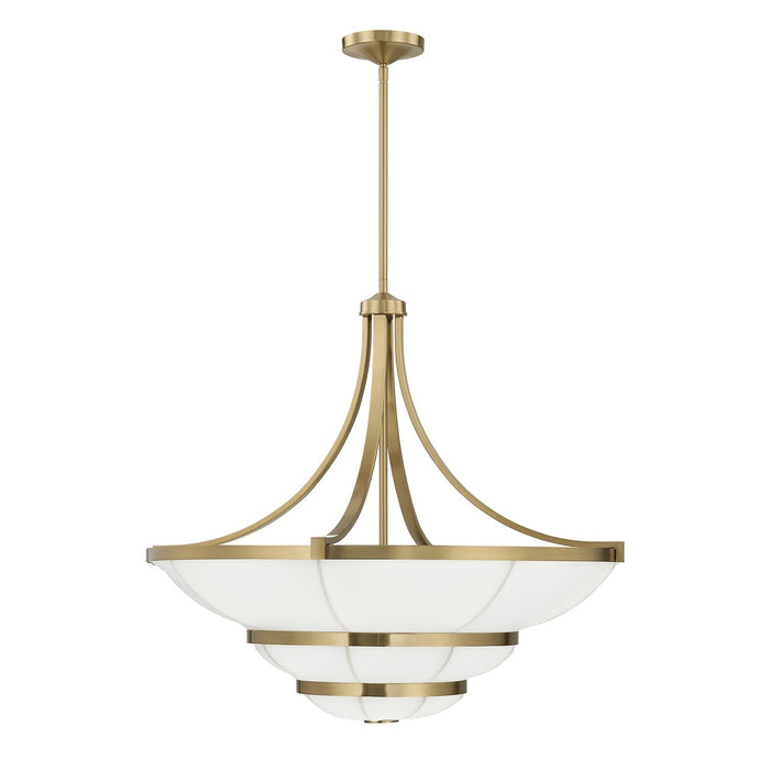Savoy House - 1-9152-4-322 - Four Light Chandelier - Constantine - Warm Brass