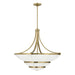 Savoy House - 1-9152-4-322 - Four Light Chandelier - Constantine - Warm Brass