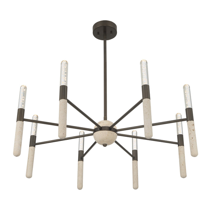 Savoy House - 1-9716-8-15 - LED Chandelier - Linden - Mediterranean Bronze