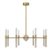 Savoy House - 1-9716-8-322 - LED Chandelier - Linden - Warm Brass