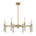 Savoy House - 1-9716-8-322 - LED Chandelier - Linden - Warm Brass