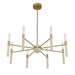Savoy House - 1-9716-8-322 - LED Chandelier - Linden - Warm Brass