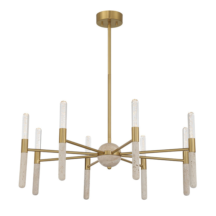 Savoy House - 1-9716-8-322 - LED Chandelier - Linden - Warm Brass