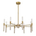 Savoy House - 1-9716-8-322 - LED Chandelier - Linden - Warm Brass