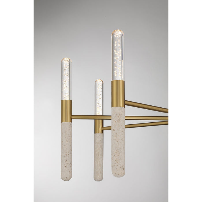 Savoy House - 1-9716-8-322 - LED Chandelier - Linden - Warm Brass