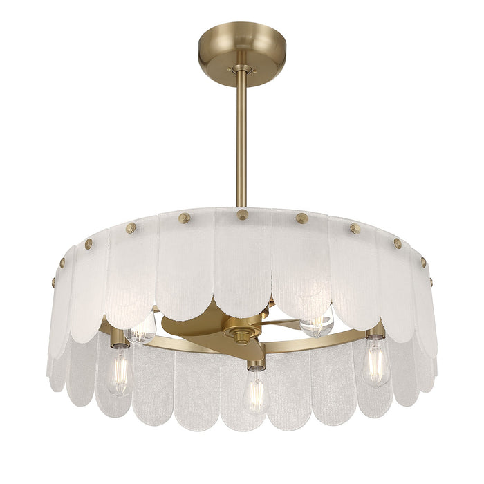 Savoy House - 28-FD-9802-127 - LED Fan D'Lier - Ashton - Noble Brass