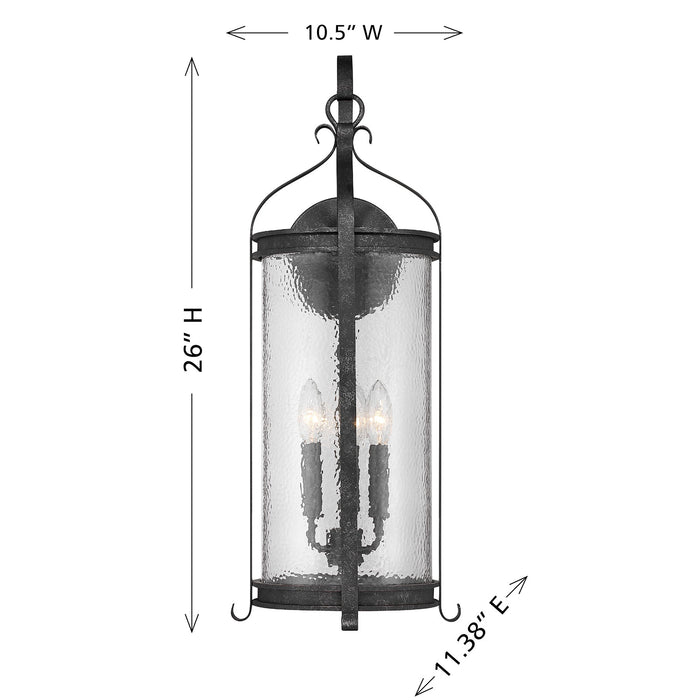 Savoy House - 5-112-337 - Three Light Outdoor Wall Lantern - Preston - Iron Oxide