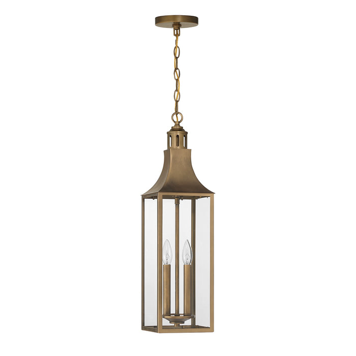 Savoy House - 5-220-273 - Two Light Outdoor Hanging Lantern - Lancaster - Atlas Bronze