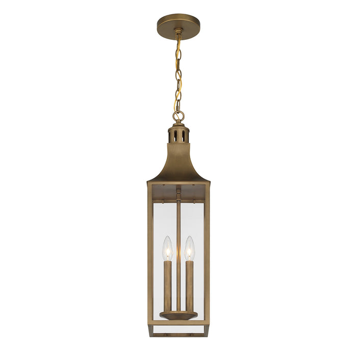 Savoy House - 5-220-273 - Two Light Outdoor Hanging Lantern - Lancaster - Atlas Bronze