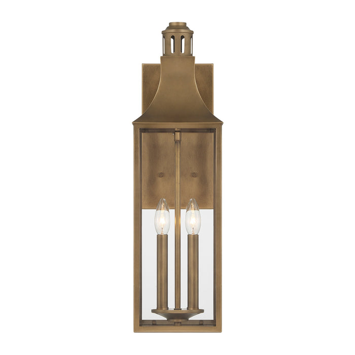 Savoy House - 5-221-273 - Two Light Outdoor Wall Lantern - Lancaster - Atlas Bronze