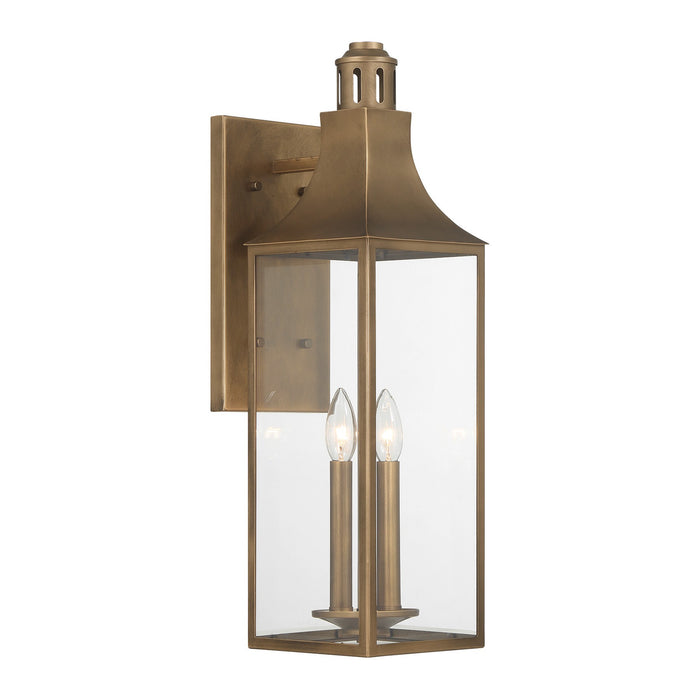 Savoy House - 5-221-273 - Two Light Outdoor Wall Lantern - Lancaster - Atlas Bronze