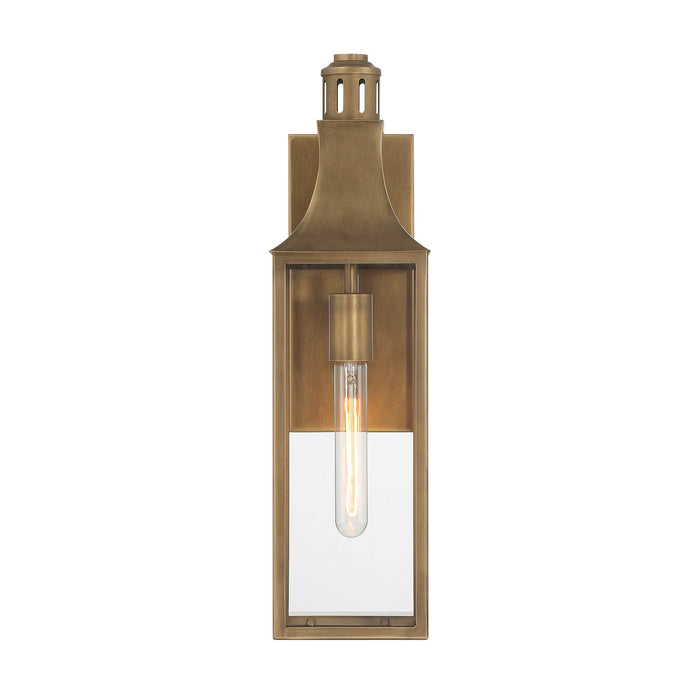 Savoy House - 5-223-273 - One Light Outdoor Wall Lantern - Lancaster - Atlas Bronze