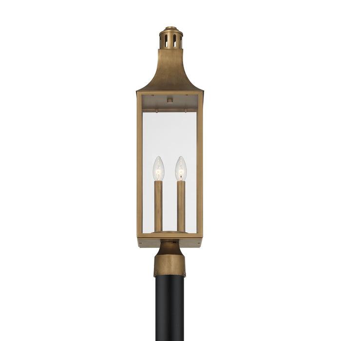 Savoy House - 5-225-273 - Two Light Outdoor Post Lantern - Lancaster - Atlas Bronze