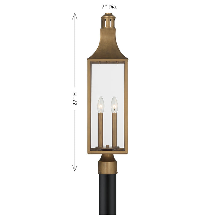 Savoy House - 5-225-273 - Two Light Outdoor Post Lantern - Lancaster - Atlas Bronze